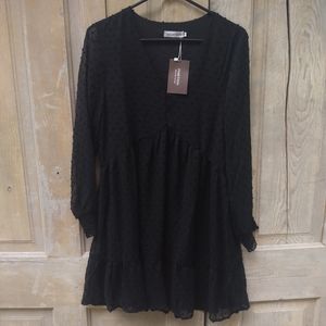 Black Boho Dress